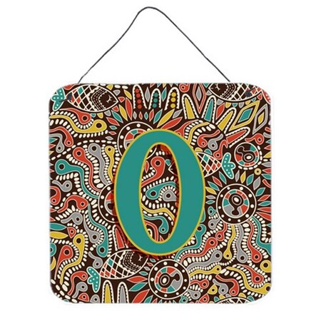 Carolines Treasures Letter O Retro Tribal Alphabet Initial Wall and Door Hanging Prints CJ2013-ODS66
